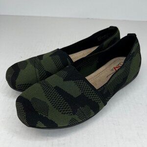 Mia Amore Womens Darcee Camouflage Fly Knit Memory Foam Slip-on Size 9.5W Loafer